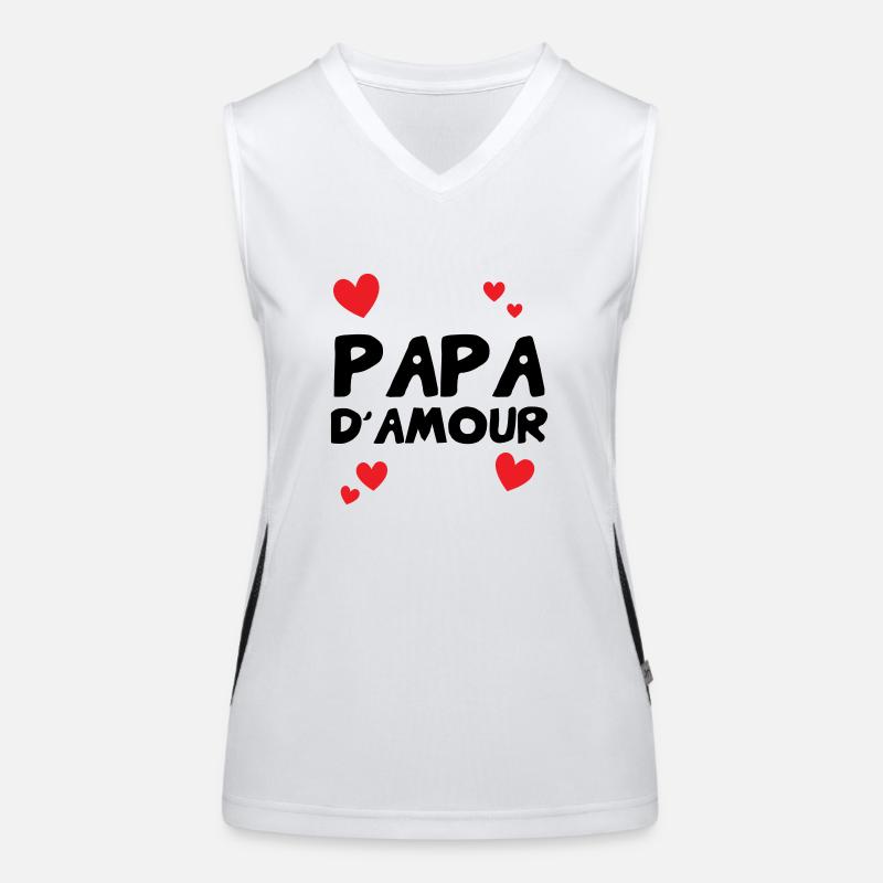 Love Daddy - Father's Day Women's Functional Contrast Tank Top