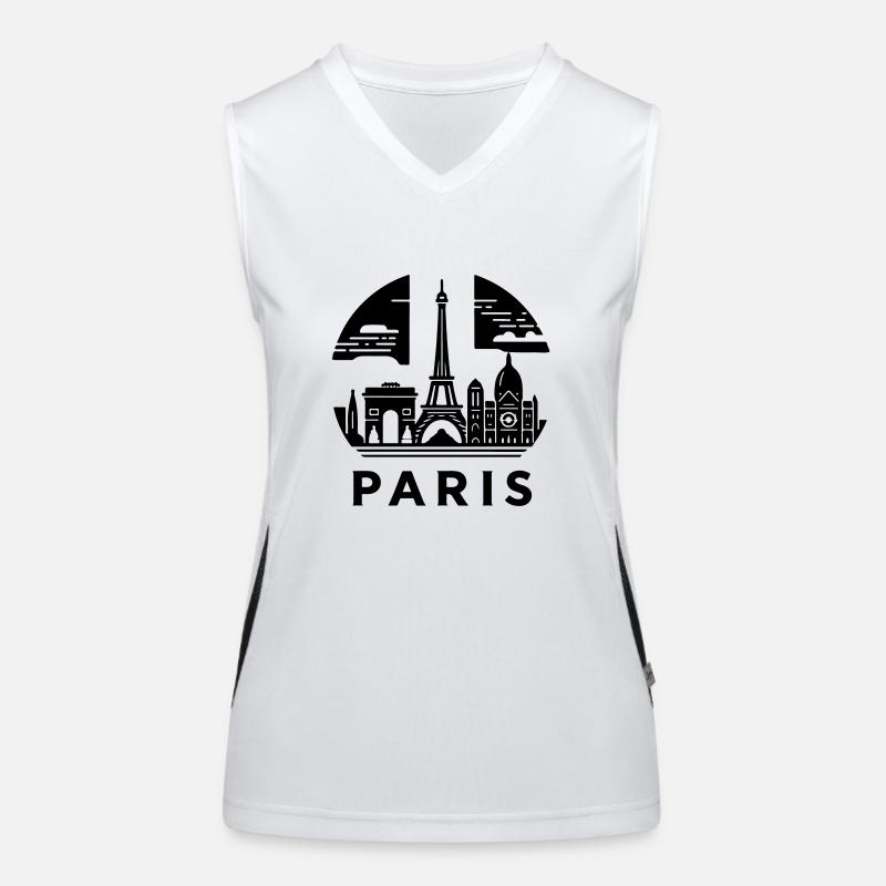 Paris Women's Functional Contrast Tank Top