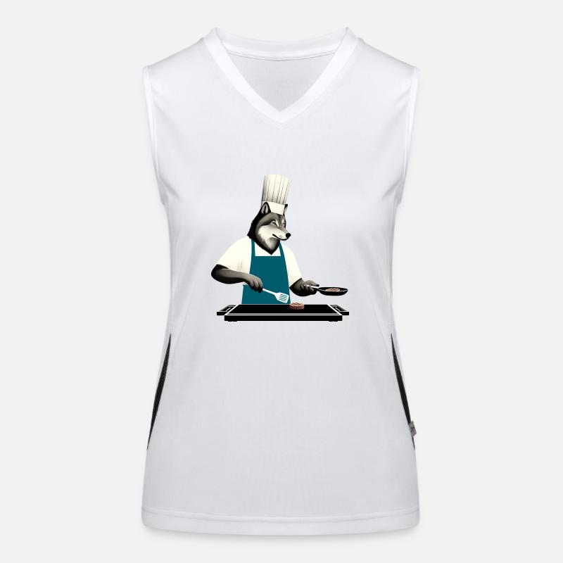 Grill master Wolf Women's Functional Contrast Tank Top