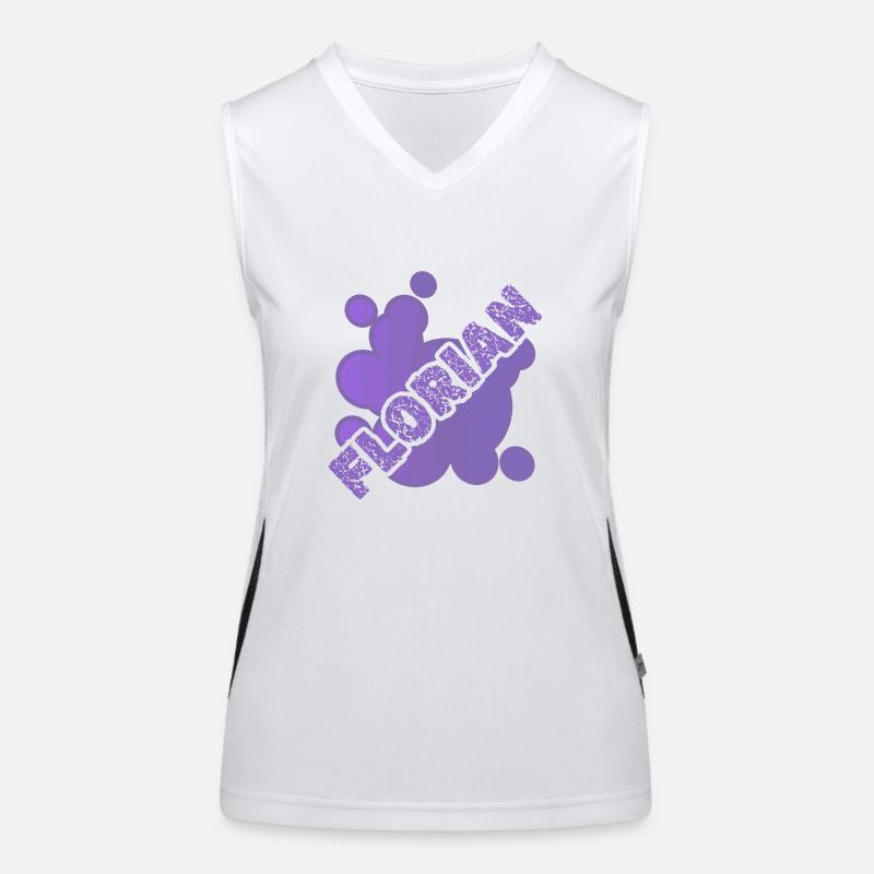 Gift for Florian Women's Functional Contrast Tank Top