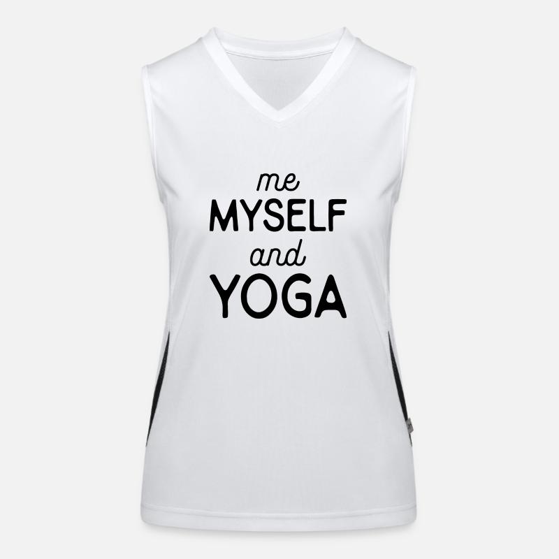 Yoga Débardeur respirant contrasté Femme