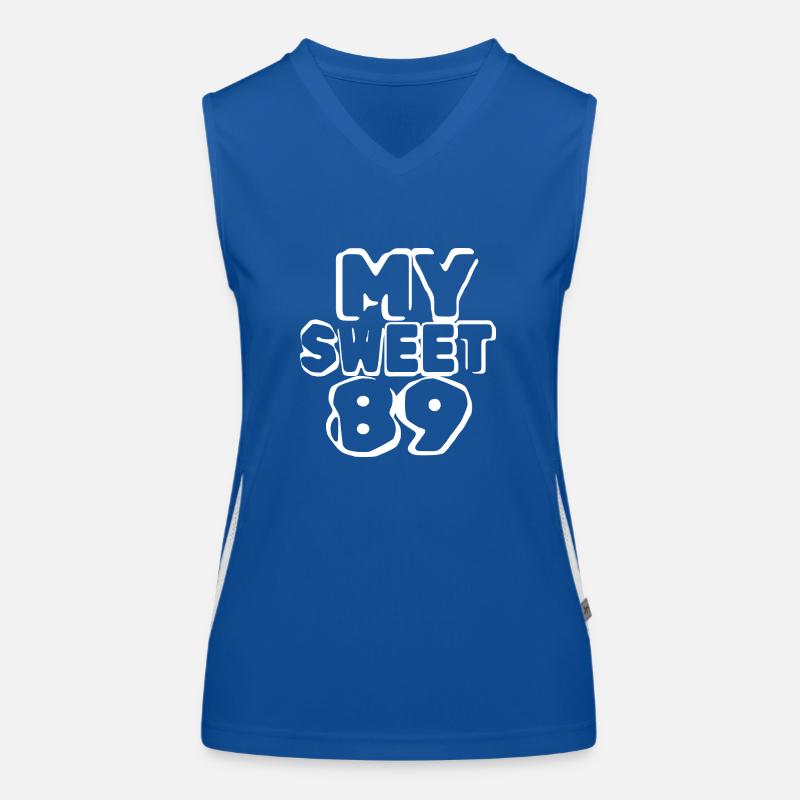 Anniversaire 89 Débardeur respirant contrasté Femme