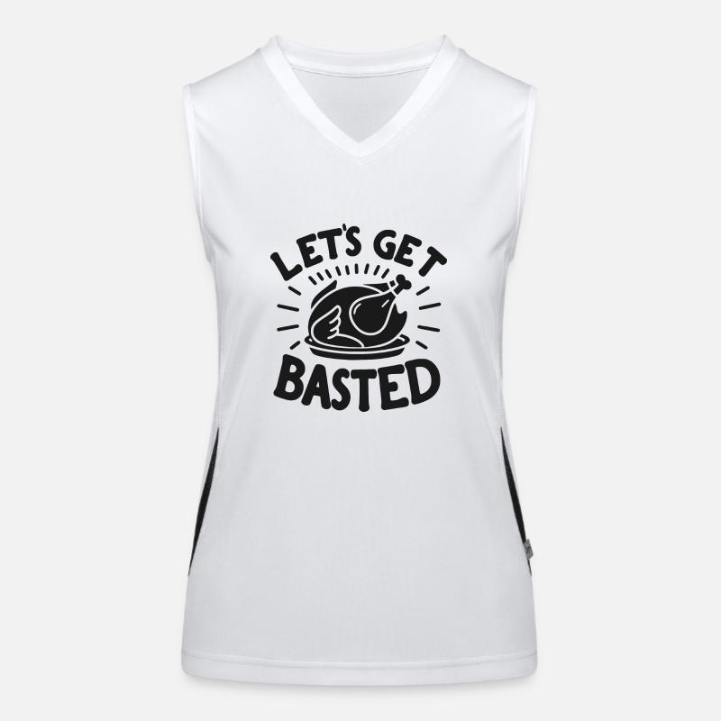 Let’s Get Basted Women's Functional Contrast Tank Top