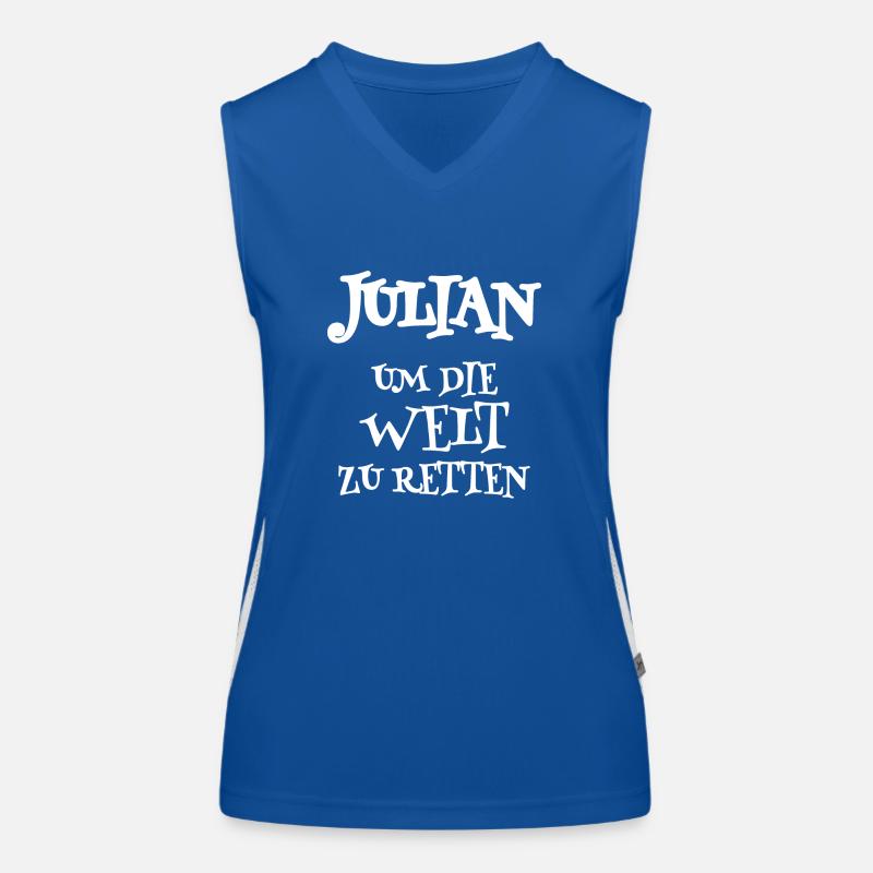 Julian als Retter Funktionelles Kontrast-Tank Top für Frauen