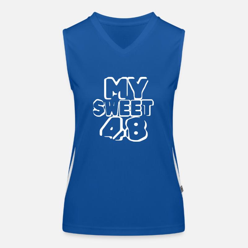 Doux 48 Débardeur respirant contrasté Femme