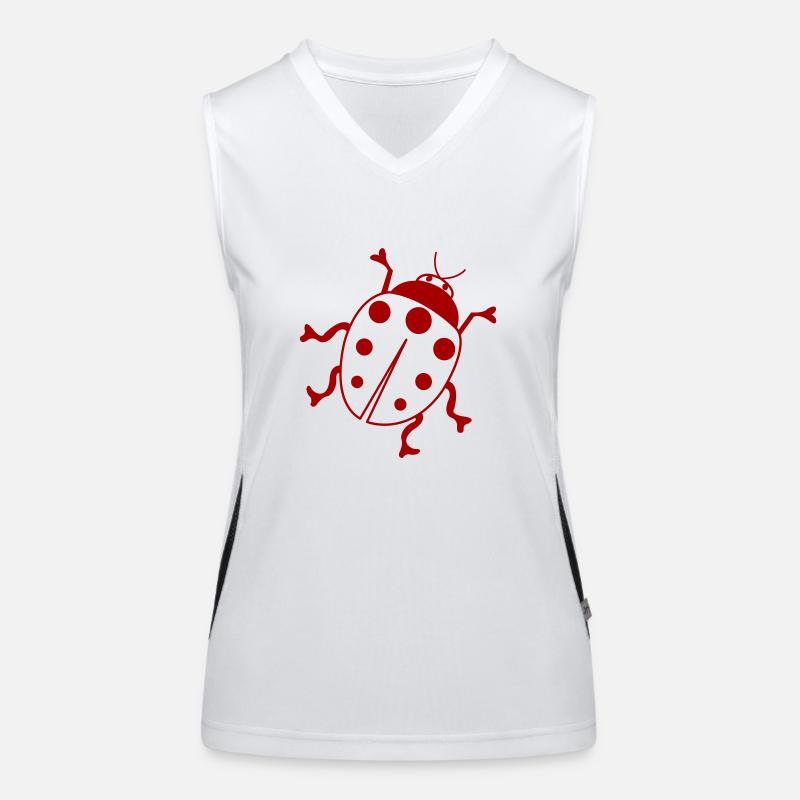 marienkäfer 1 Funktionelles Kontrast-Tank Top für Frauen