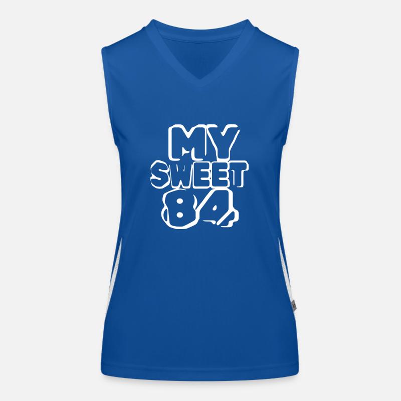 Birthday 84 Women's Functional Contrast Tank Top
