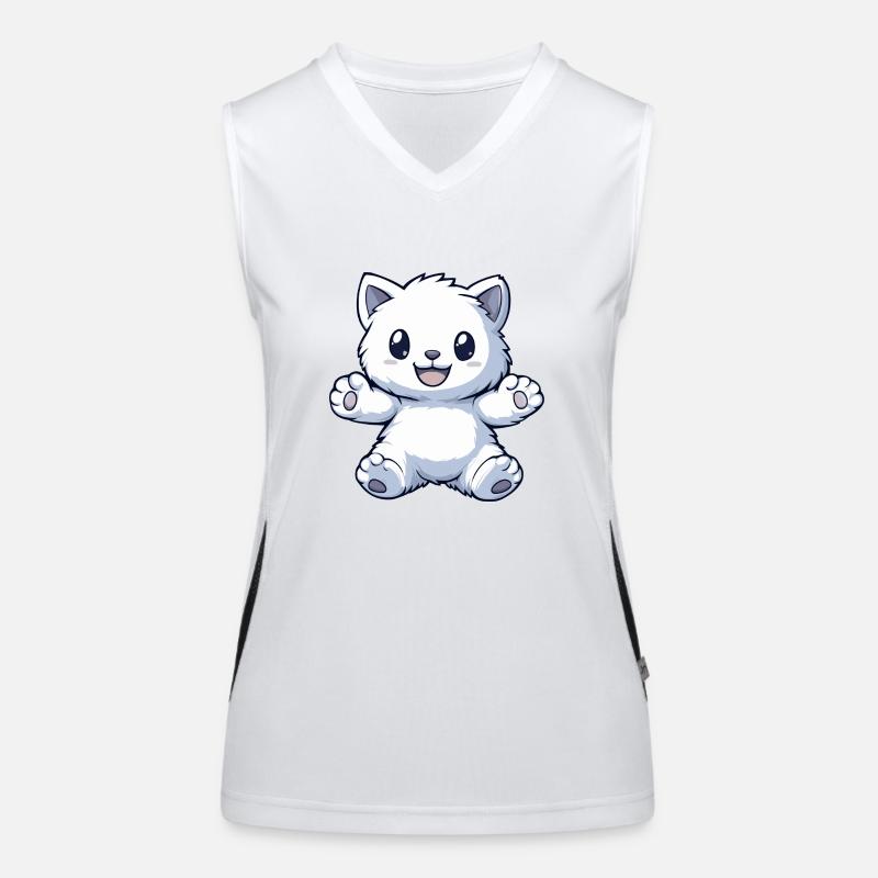 Doudou - chat Débardeur respirant contrasté Femme