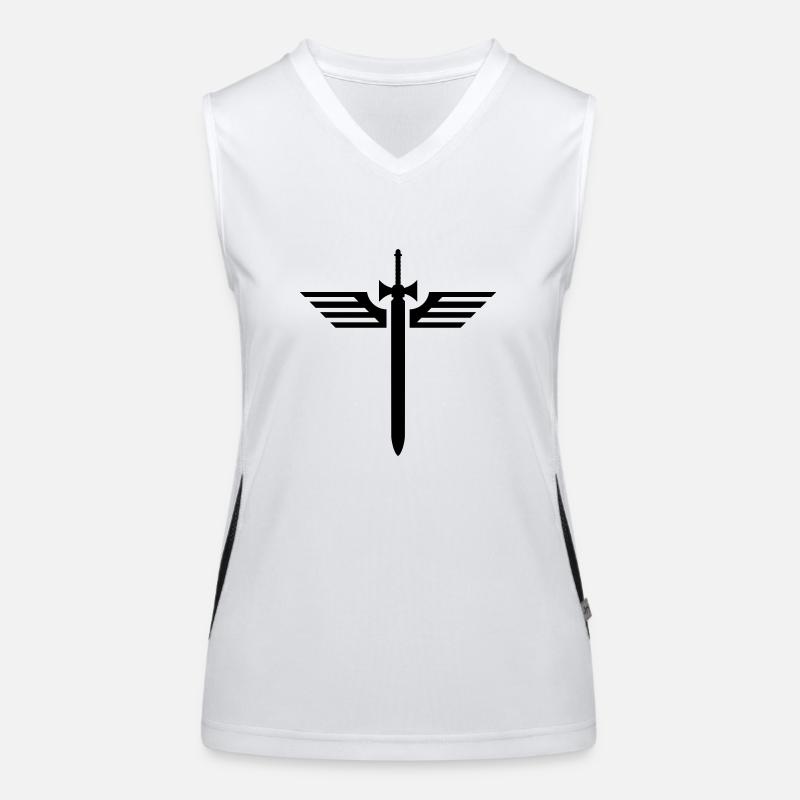 Winged Sword Funktionelles Kontrast-Tank Top für Frauen