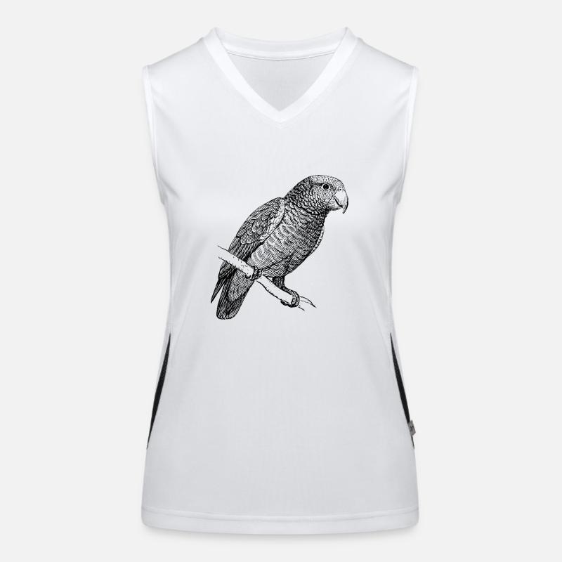 parrot40 Débardeur respirant contrasté Femme