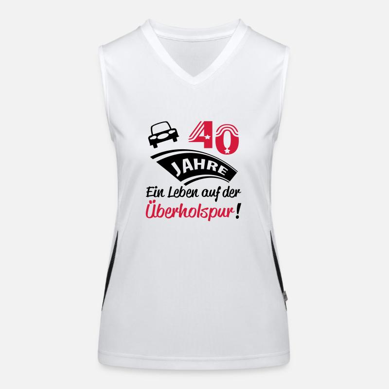 spur_40 Funktionelles Kontrast-Tank Top für Frauen