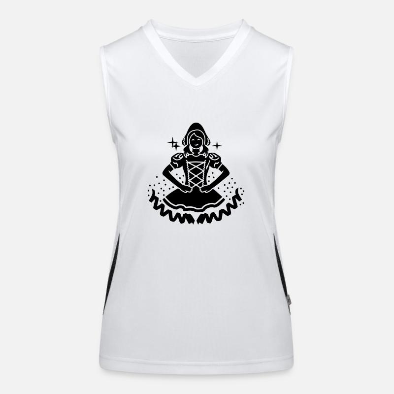 Fasching - Karneval - Garde - Tanz - Marie - 1C Funktionelles Kontrast-Tank Top für Frauen