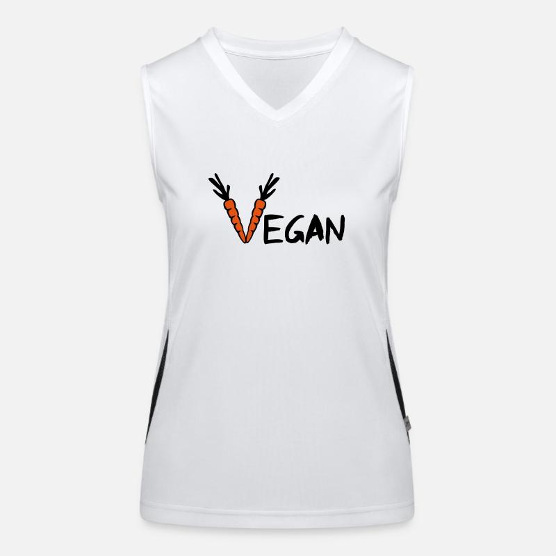 Vegan Débardeur respirant contrasté Femme