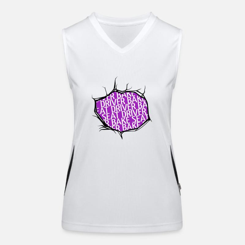 cuisine chef grillmaster humour cuire drôle citation Débardeur respirant contrasté Femme