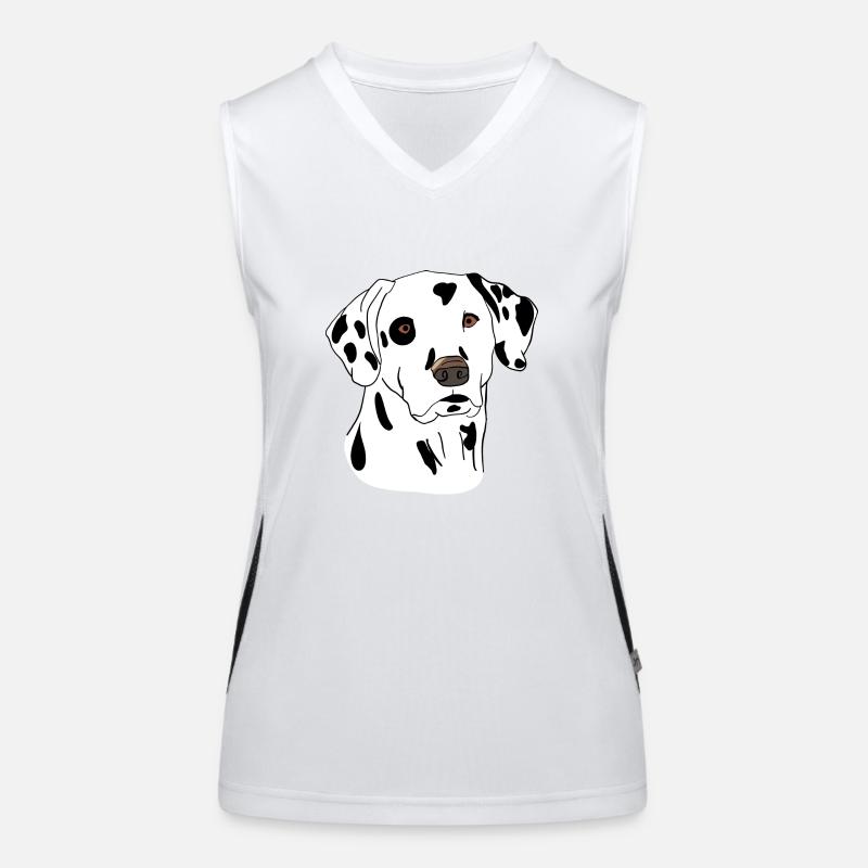 Dalmate Débardeur respirant contrasté Femme