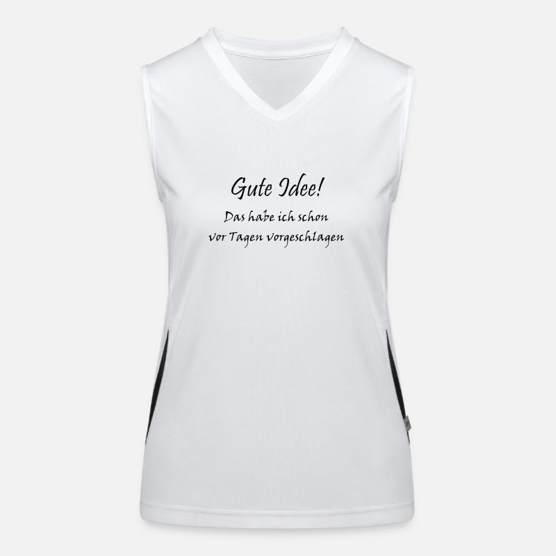 Gute Idee Funktionelles Kontrast-Tank Top für Frauen