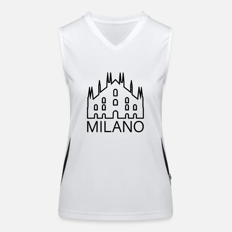 Mailand Funktionelles Kontrast-Tank Top für Frauen