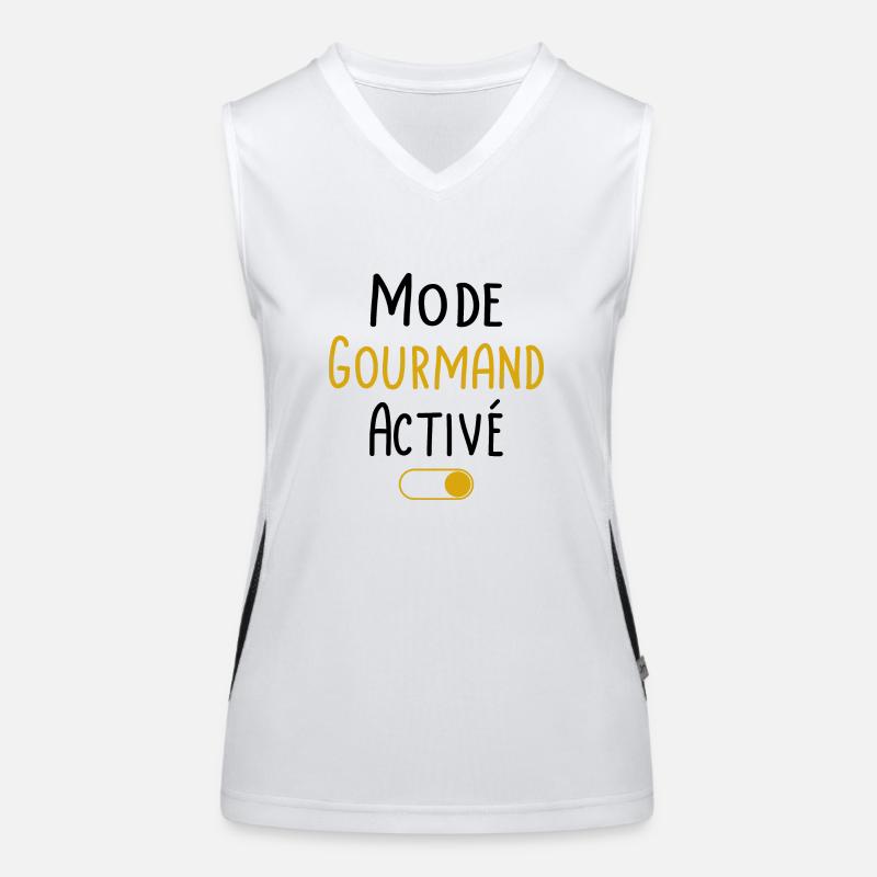 Mode Gourmand activé Débardeur respirant contrasté Femme