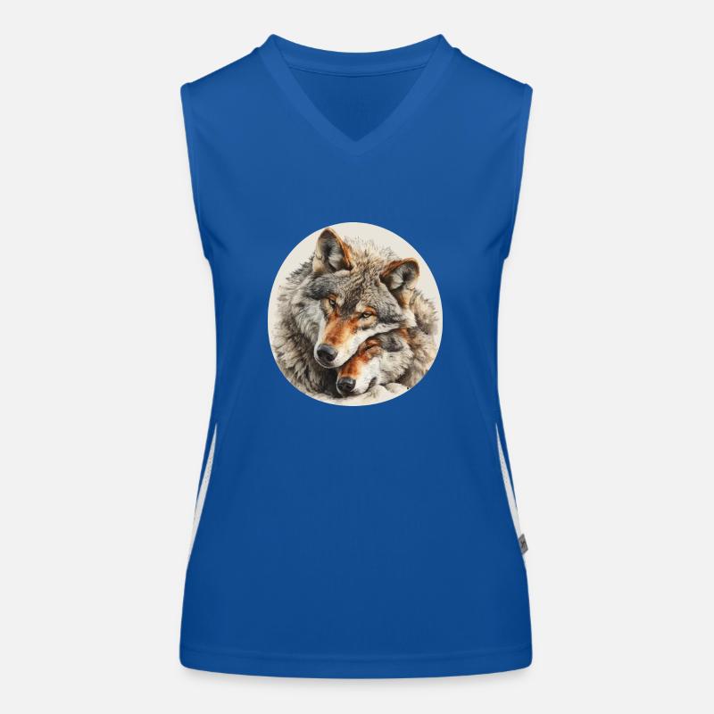 True Love Wolves Women's Functional Contrast Tank Top