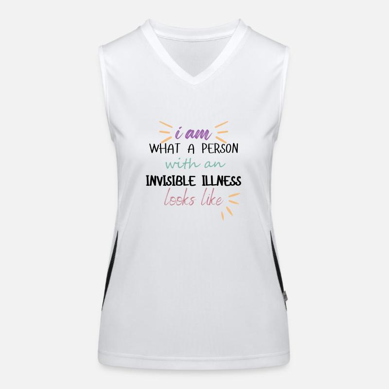 I am - dark Women's Functional Contrast Tank Top