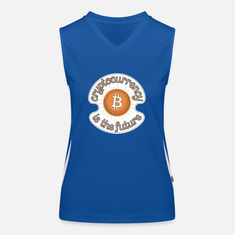 Cryptocurrency Is The Future 13 Funktionelles Kontrast-Tank Top für Frauen
