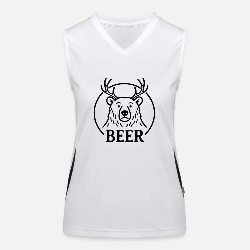 Beer Women's Functional Contrast Tank Top