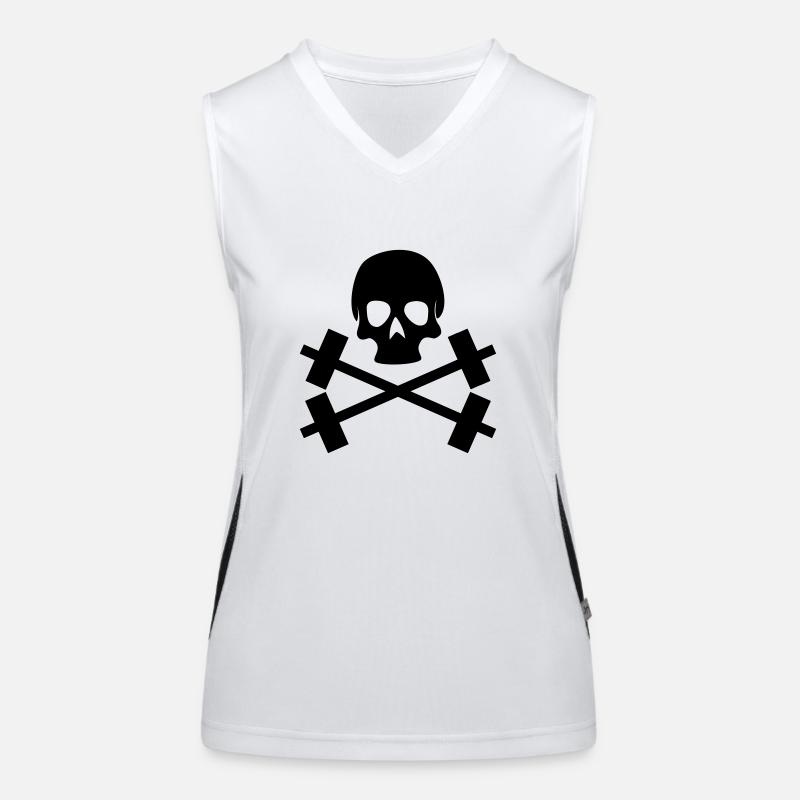 skull Débardeur respirant contrasté Femme