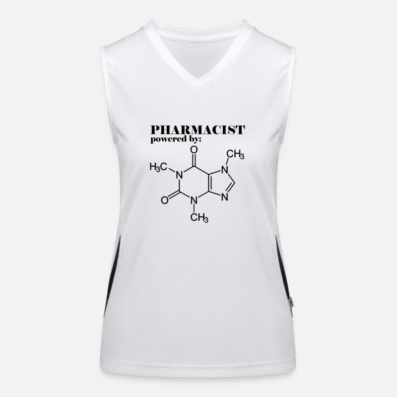 Pharmacy / Pharmacist: Pharmacist powered by Women's Functional Contrast Tank Top
