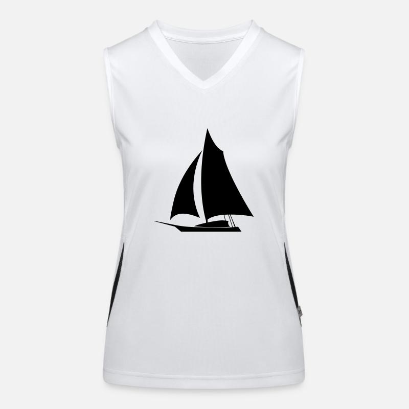 Sailboat eu Women's Functional Contrast Tank Top