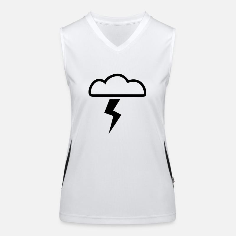 Gewitter Funktionelles Kontrast-Tank Top für Frauen