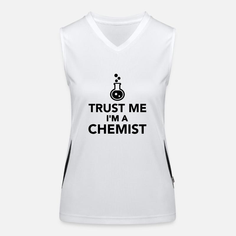 Chemiker Funktionelles Kontrast-Tank Top für Frauen