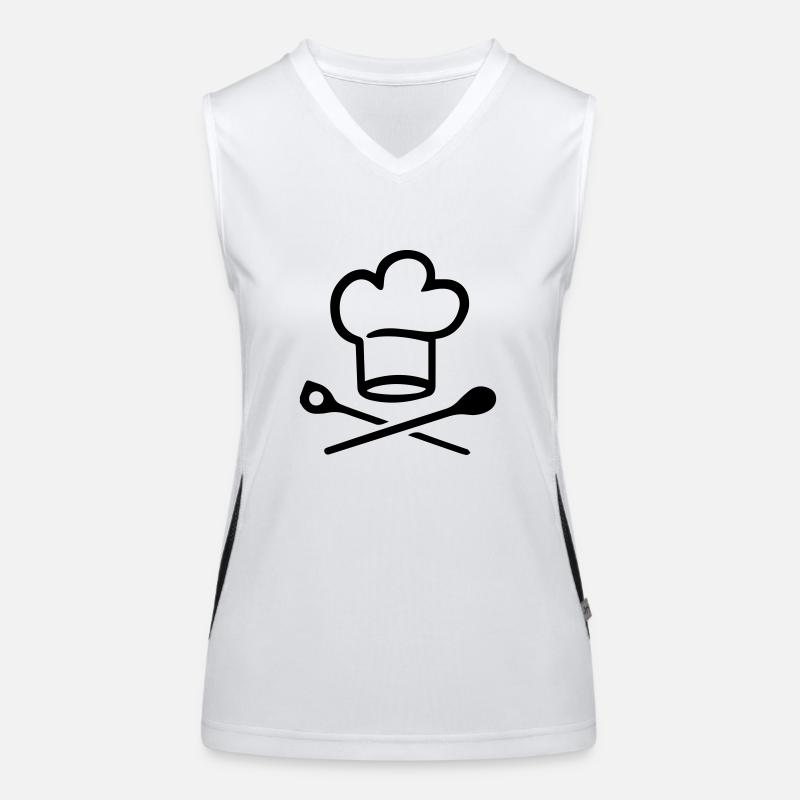 (koch) Funktionelles Kontrast-Tank Top für Frauen