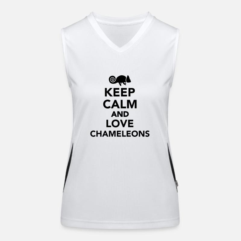 Chamäleon Funktionelles Kontrast-Tank Top für Frauen