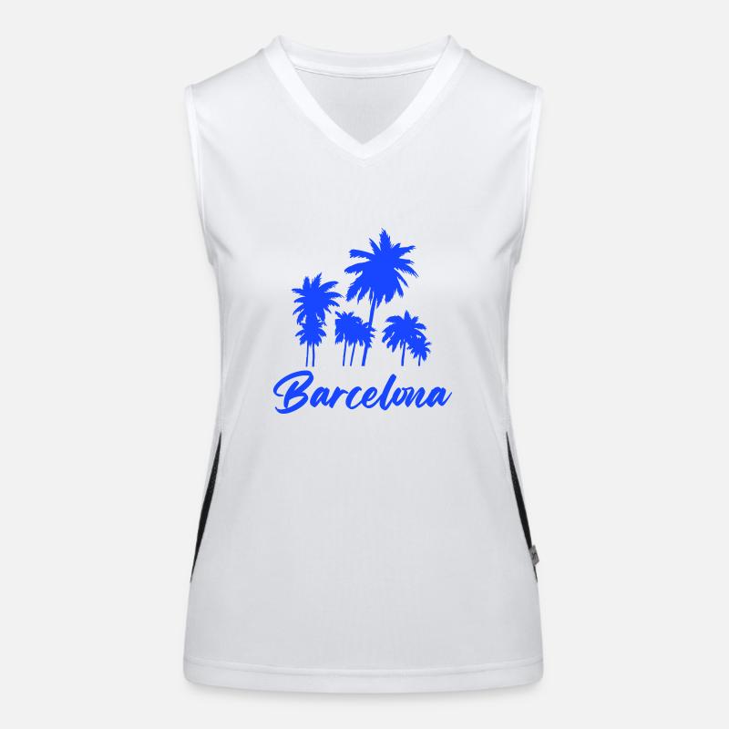 Barcelona Women's Functional Contrast Tank Top