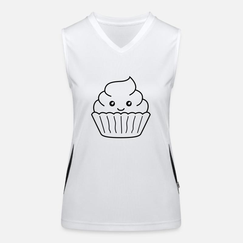 cupcake sucré Débardeur respirant contrasté Femme