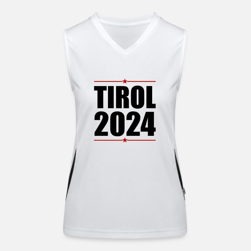 Tyrol 2024 Débardeur respirant contrasté Femme