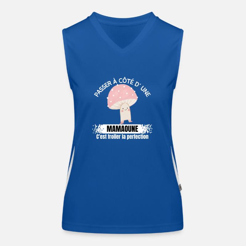 Mamoune Parfaite Débardeur respirant contrasté Femme