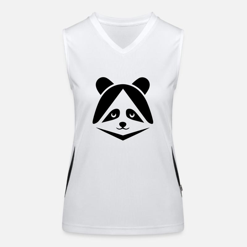Panda Funktionelles Kontrast-Tank Top für Frauen