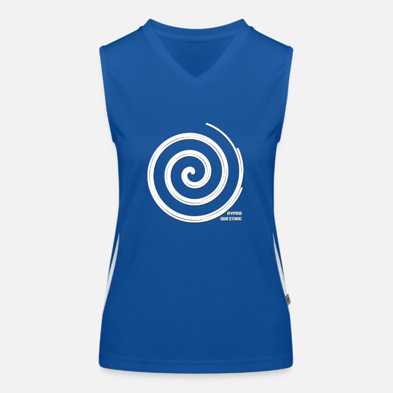 Spirale hypnotique par Hypnoquesting Débardeur respirant contrasté Femme