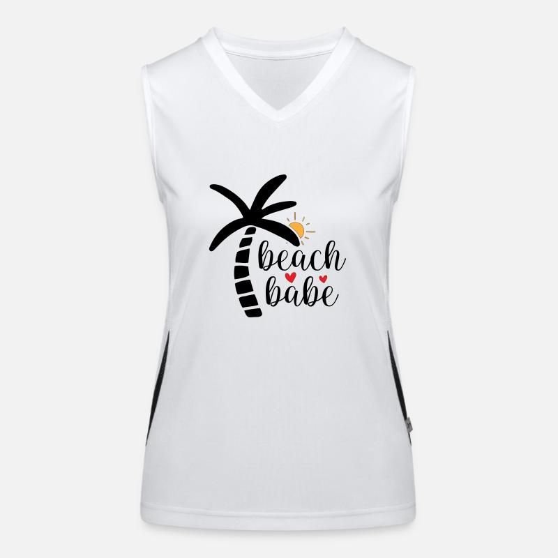 Beach babe Women's Functional Contrast Tank Top