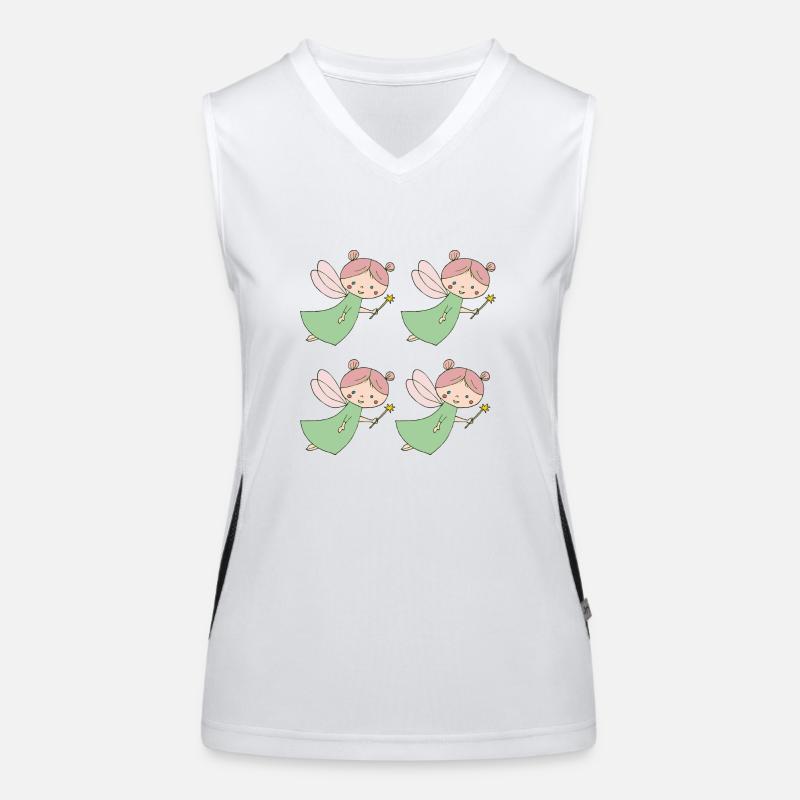 fee 4fach Funktionelles Kontrast-Tank Top für Frauen