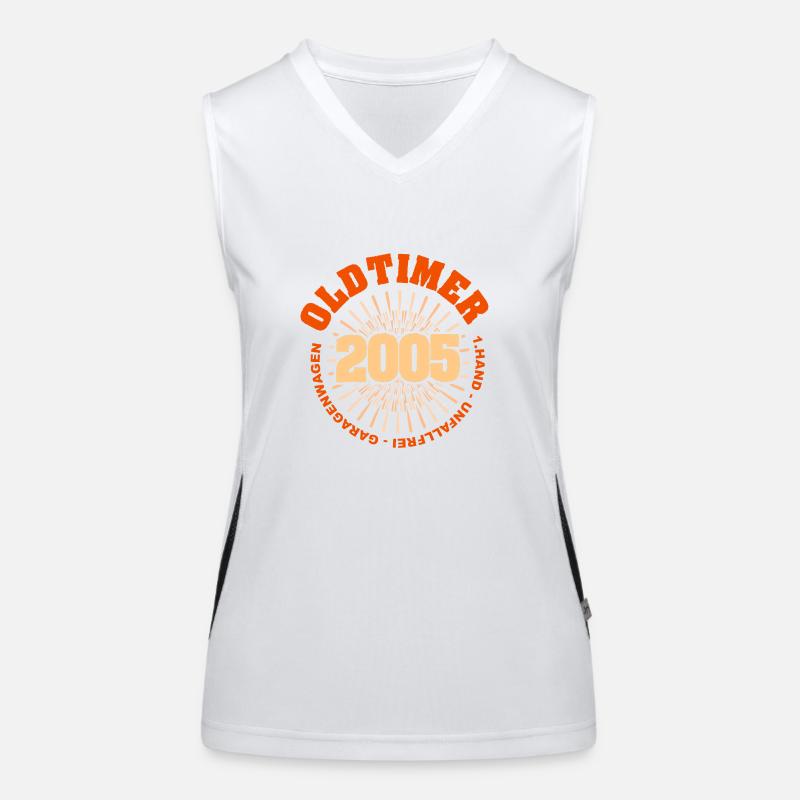 Oldtimer 2005 Funktionelles Kontrast-Tank Top für Frauen