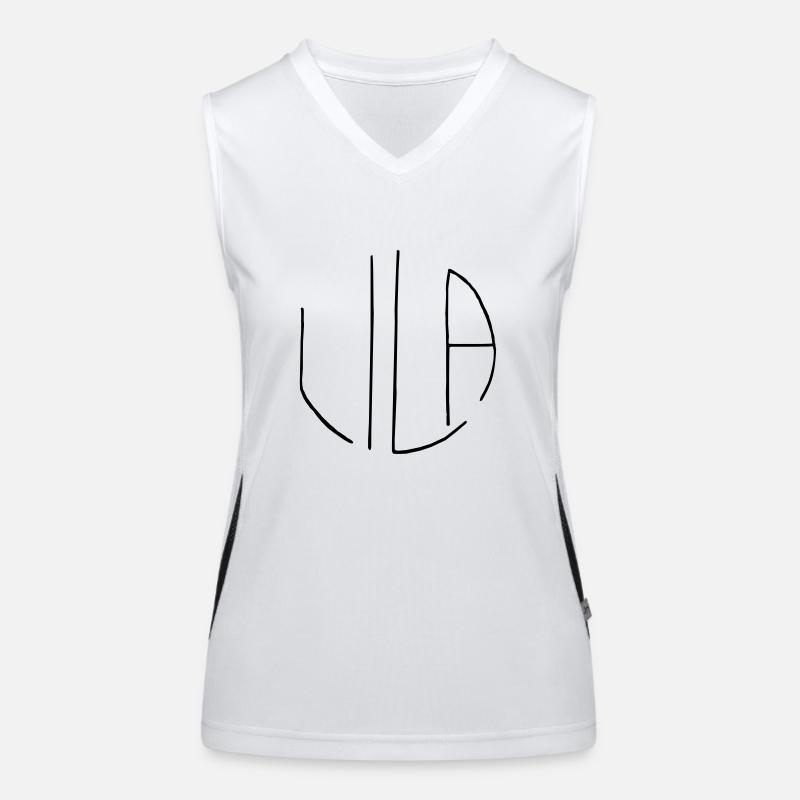 Lila Funktionelles Kontrast-Tank Top für Frauen