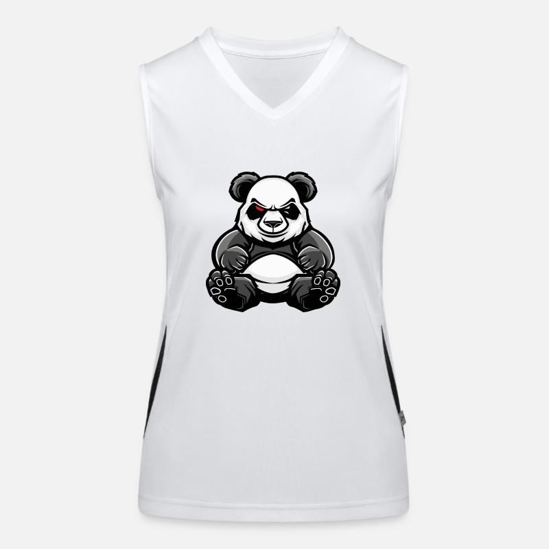 Bande dessinée Panda Débardeur respirant contrasté Femme