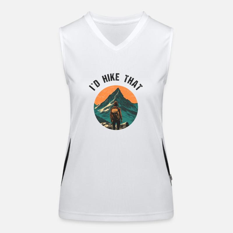 I would hike that Women's Functional Contrast Tank Top