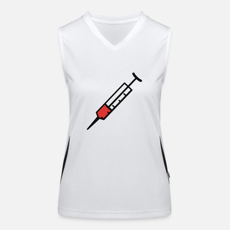 Spritze 2farb Funktionelles Kontrast-Tank Top für Frauen