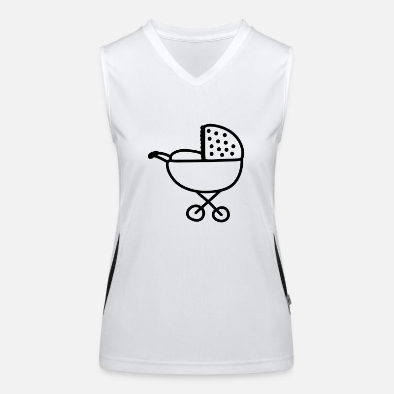 Strollers - line Women's Functional Contrast Tank Top