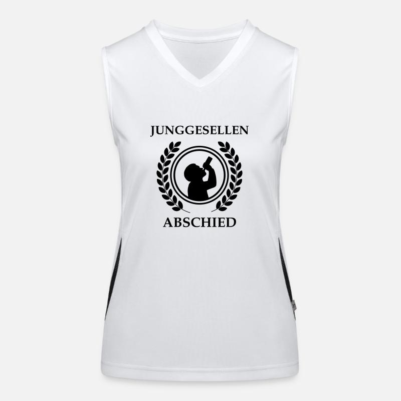 Junggesellenabschied Funktionelles Kontrast-Tank Top für Frauen