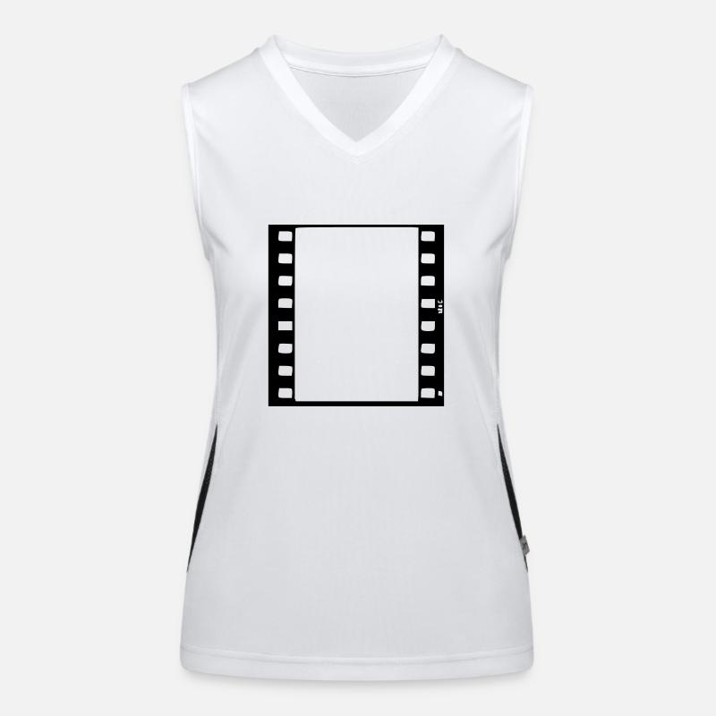 movie_vec_1 de Funktionelles Kontrast-Tank Top für Frauen