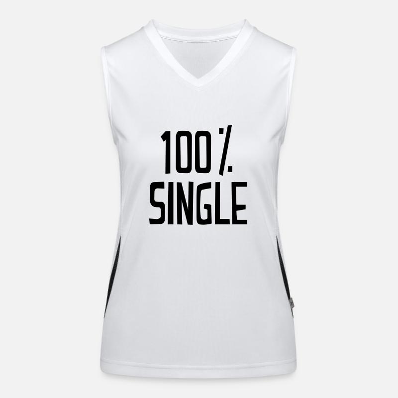 Single Funktionelles Kontrast-Tank Top für Frauen
